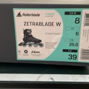 Rollerblades, Women’s size 8. Never worn or out of the box.